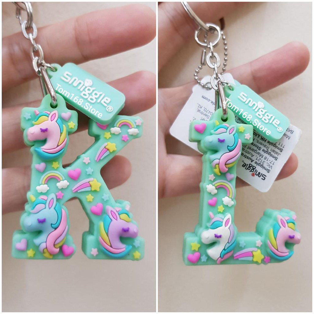 SMIGGLE SCENTED ALPHABET KEYRING