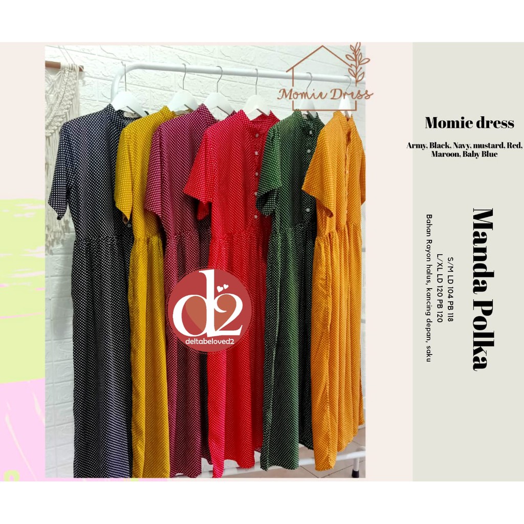 Momie Dress Manda Polka