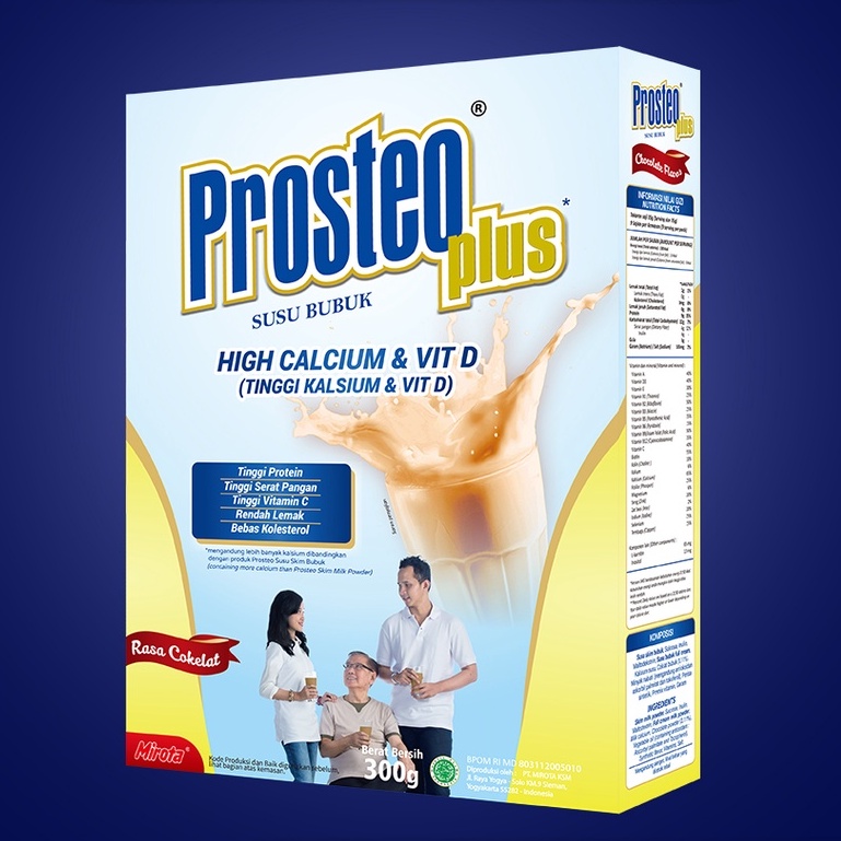 

SUSU HIGH CALCIUM PROSTEO PLUS 300 Gram Anti Osteoporosis