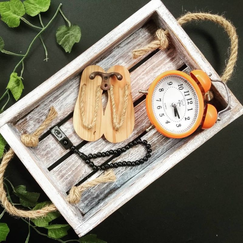 TRAY KAYU, NAMPAN KAYU, BAKI KAYU, NAMPAN KAYU RUSTIC, NAMPAN KAYU VINTAGE, NAMPAN KAYU RUSTIC VINTA