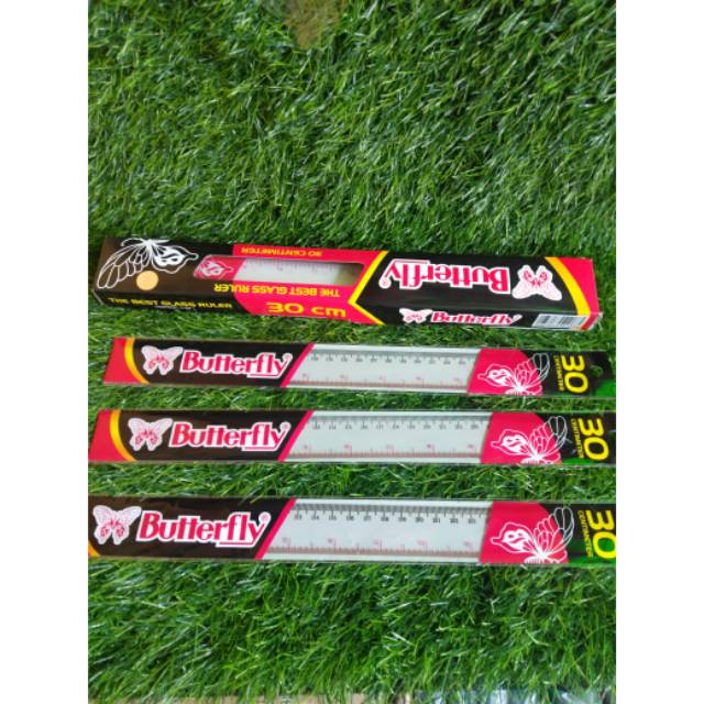 

Pengaris Butterfly 30 cm..isi 12 PCS.