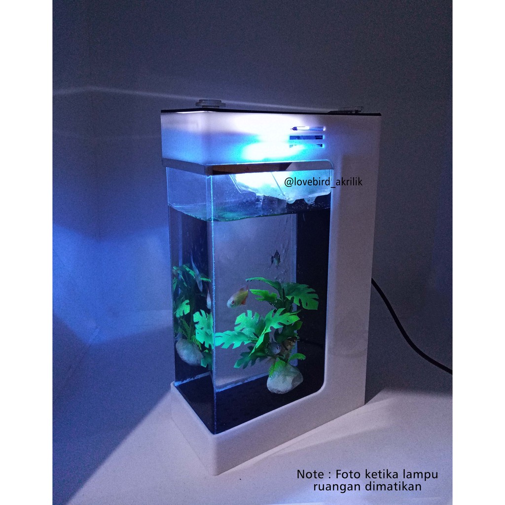 Aquarium Akrilik Aquarium Acrylic Acrylic Aquarium Aquarium Mini Akrilik Aquarium Ikan Hias Shopee Indonesia Harga aquarium filter belakang