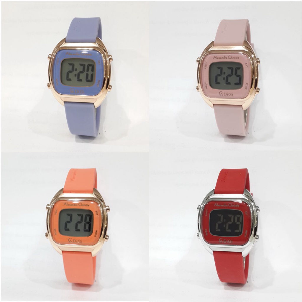 Alexandre Christie Digi 9335LHR Jam Tangan Wanita