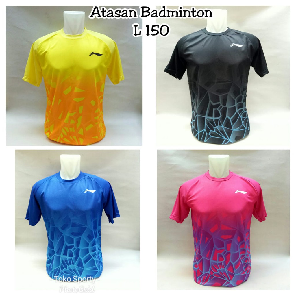 Baju badminton / Kaos Badminton / Atasan badminton / atasan olahraga / baju olahraga / baju cowo
