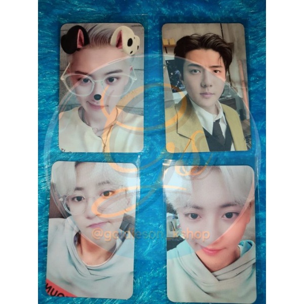 Photocard Chanyeol What A Life dan Sehun Jaskun