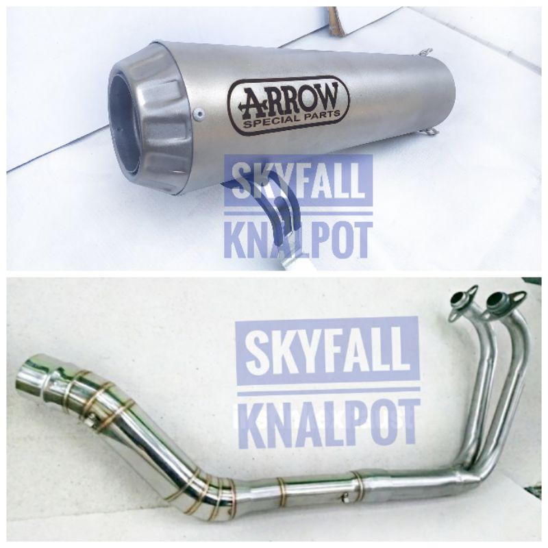 Knalpot Racing ARROW PRO RACE SANBLAST CBR 250 RR NINJA 250 R25 MT 25