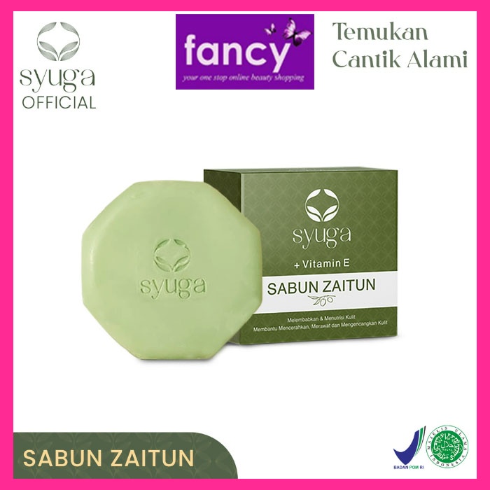 Syuga Olive Bar Soap Sabun Zaitun 100 gr with Vitamin E