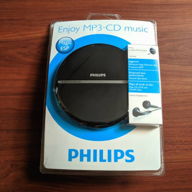Discman cd player philips bnib/baru
