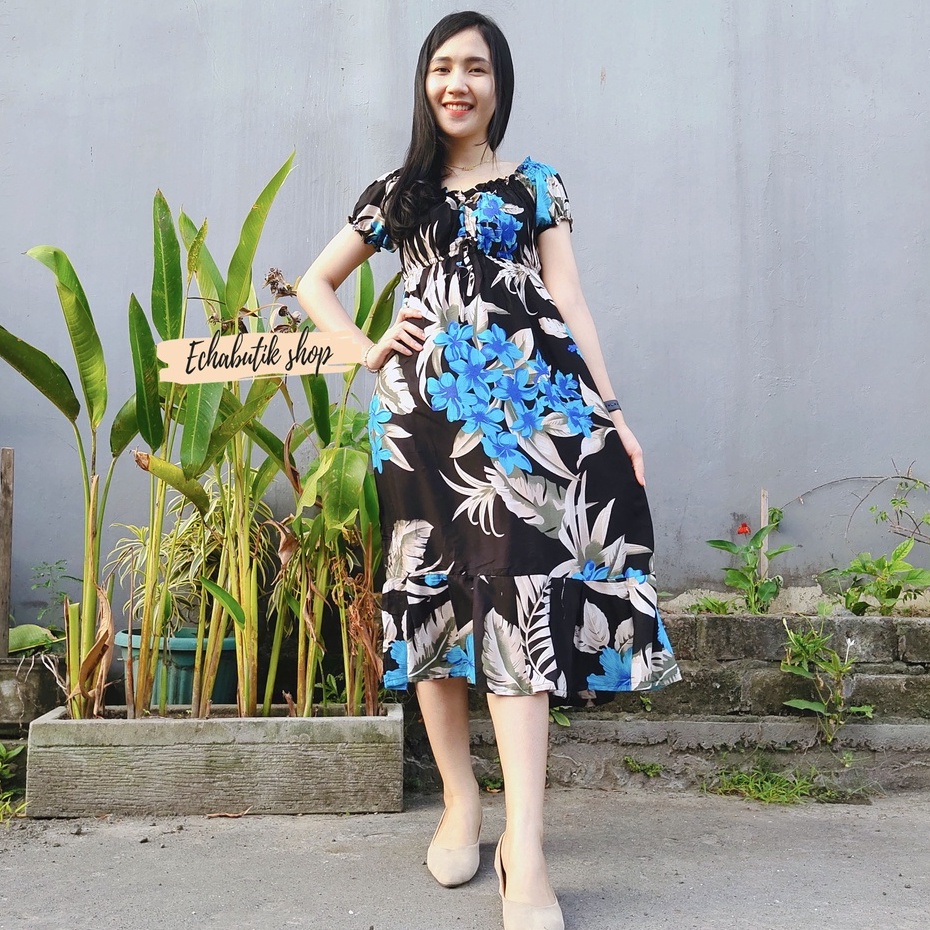 DASTER/DRES CASANDRA POLOS BALI-JEPUN TURKIS