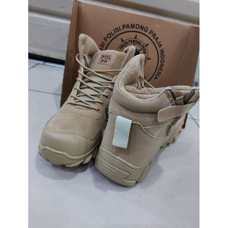 sepatu pol pp gurun import 6inchi