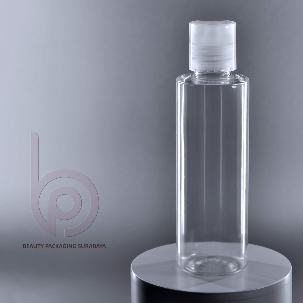 Botol Plastik PET 150ml RF Bening Tutup Presstop