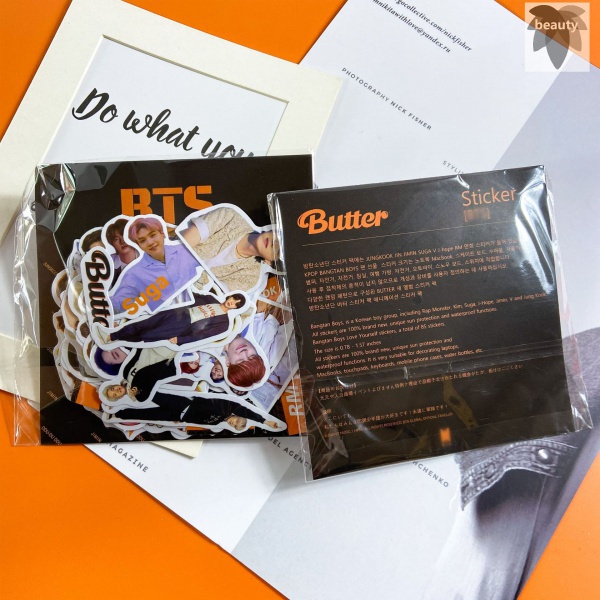 85 Lembar Stiker Kpop BTS Bangtan Boys Permision to Dance Album Untuk Koleksi Fans