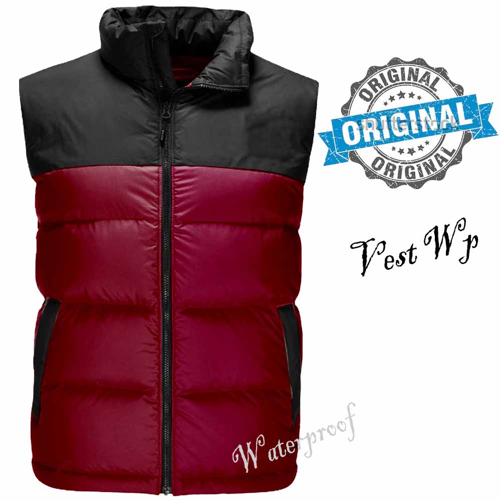 Jaket rompi pria keren polos Rompi pria Motor Rompi dada Rompi Pria Keren Rompi Pria Keren tebal ant