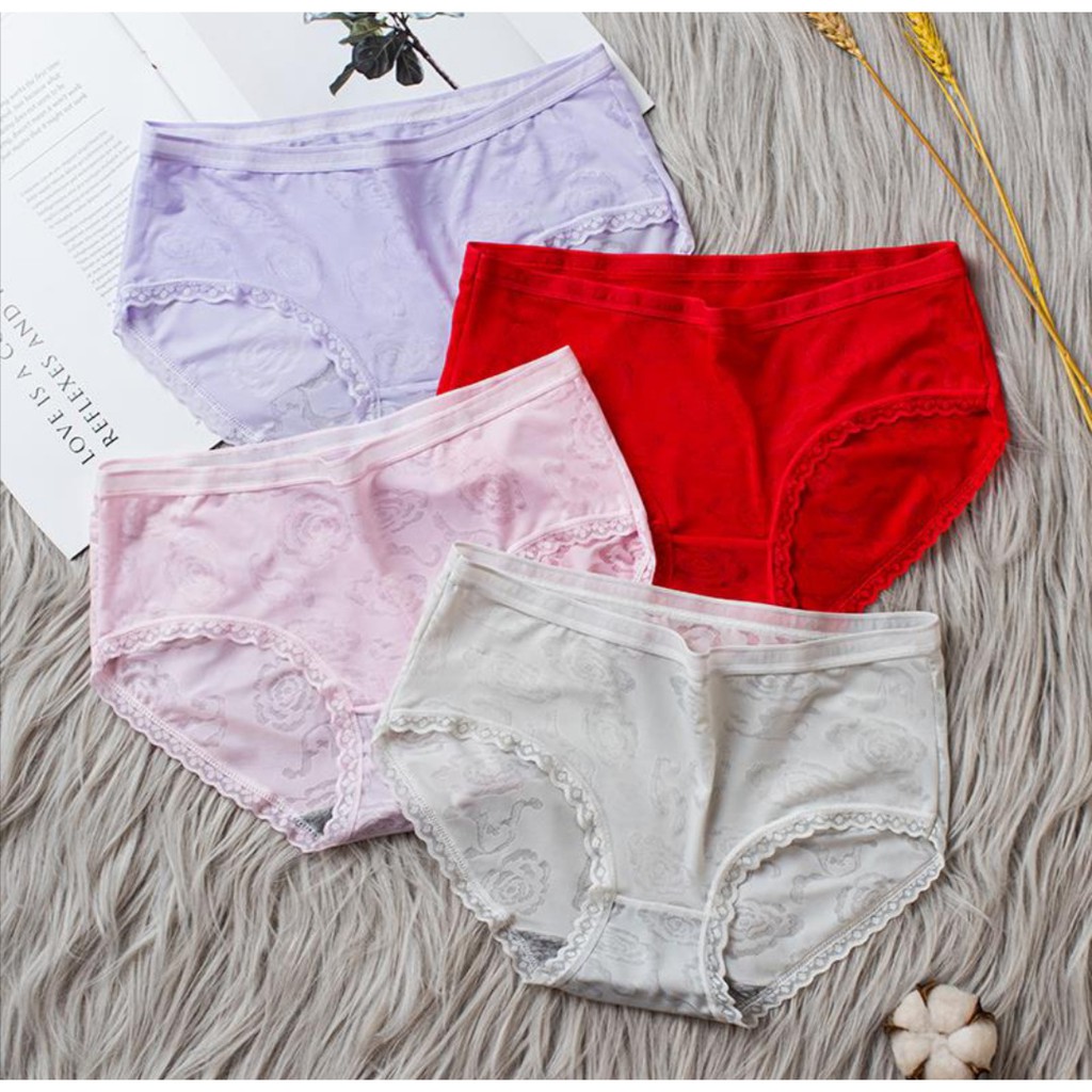 ❀ Chingu ❀ PW073 COD Celana Dalam Wanita Menstruasi Celana Elastis Seamless  Pakaian Dalam Import