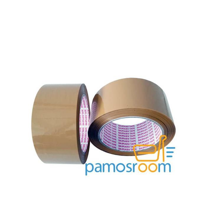 

[[BISA COD]] LAKBAN DAIMARU COKLAT 90 YARD 2 INCH .1 DUS @72ROL - Cokelat PRODUK TERBATAS Kode 844