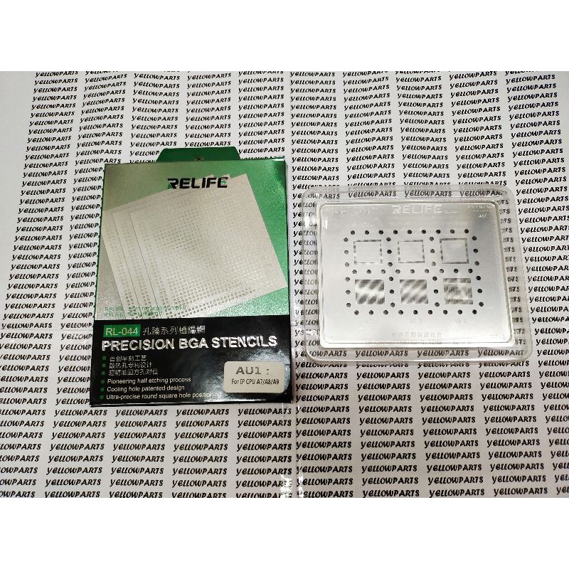 TOOLS CETAKAN IC BGA STENCILS RELIFE RL-044 CPU AU1