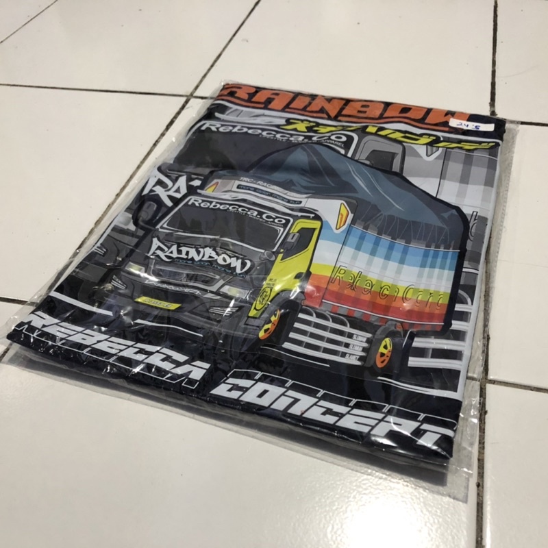 Kaos Truk REBECCA RAINBOW CANTER Bahan Cotton Combad By Tiwibarabus