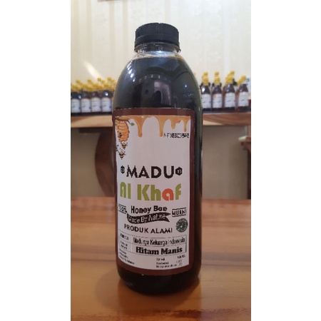 

Madu Hitam Manis asli super premium 1 liter kemasan botol kale