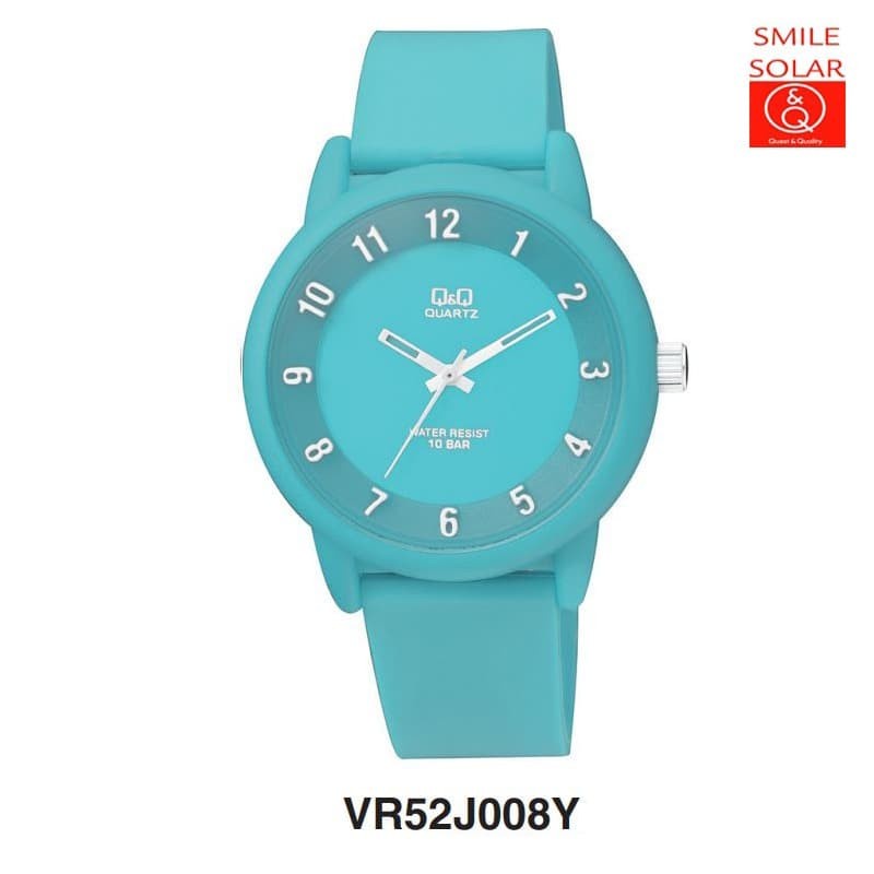 Jam Tangan Unisex Sporty Casual Rubber Karet Analog Original Q&amp;Q QNQ QQ VR52 Series
