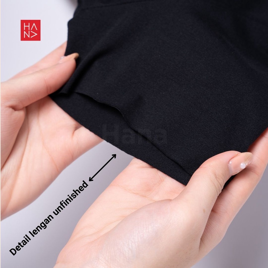 HanaFashion JKT - Yuna Crop Top Korean Style / Kaos Crop Wanita - TS343
