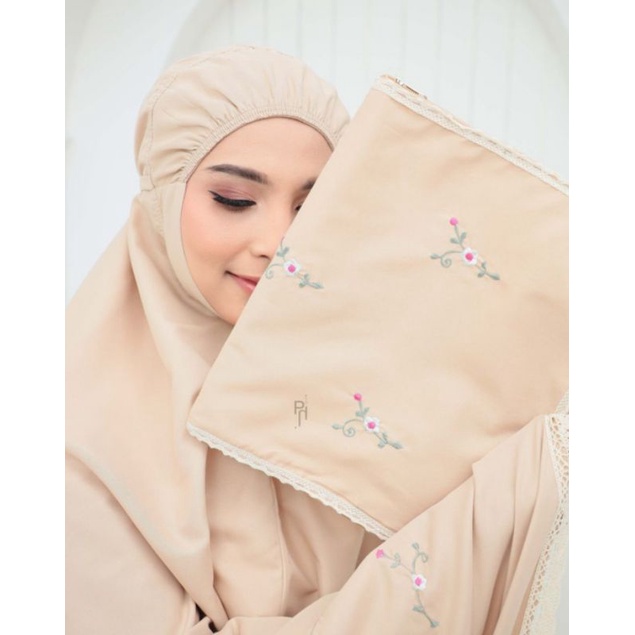 Mukena khadijah katun Set sejadah Mukena khadijah premium dewasa jumbo