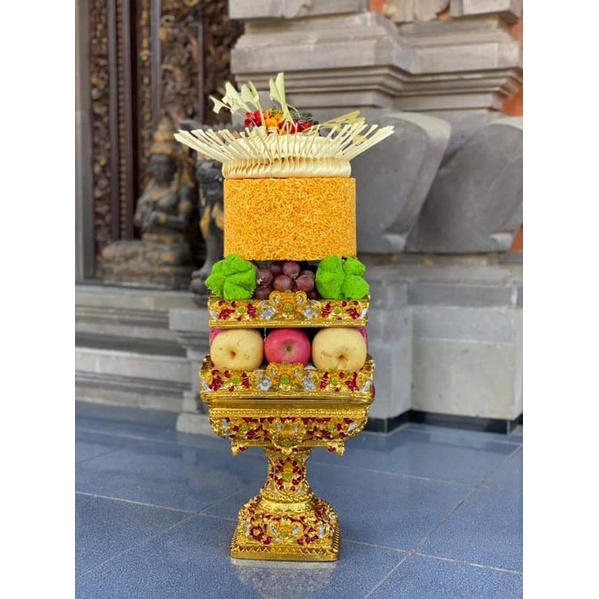 dulang kotak uk 26cm susun 2 tidak termasuk cili // dulang Bali dulang susun dulang pajegan dulang t