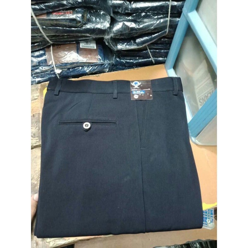 CELANA BAHAN PRIA FORMAL  STANDAR REGULER SIZE 27-38