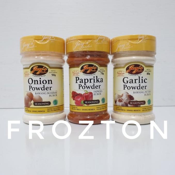 

Jay's Onion Paprika Garlic Powder bawang bombay putih bubuk jays