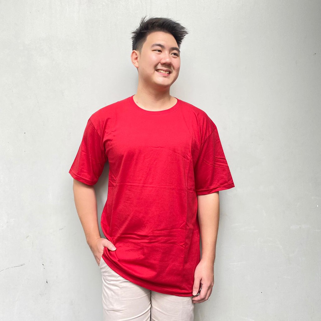 KAOS POLOS OVERSIZE UNISEX COTTON COMBED 24S PREMIUM OVERSIZED TSHIRT LUCKYMALL LUCKY MALL