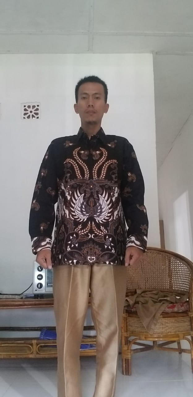 Batik Pria Lengan Panjang Hem Batik Cowok Batik Solo Furing Katun, Gurdo Wiseso