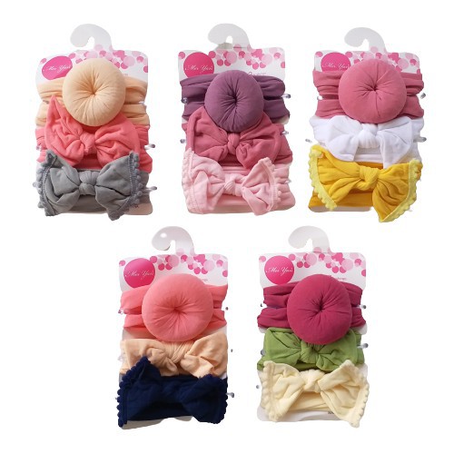 LittleAaron BANDANA DONUTS Bando Bayi / Headwrap / Headband Bayi