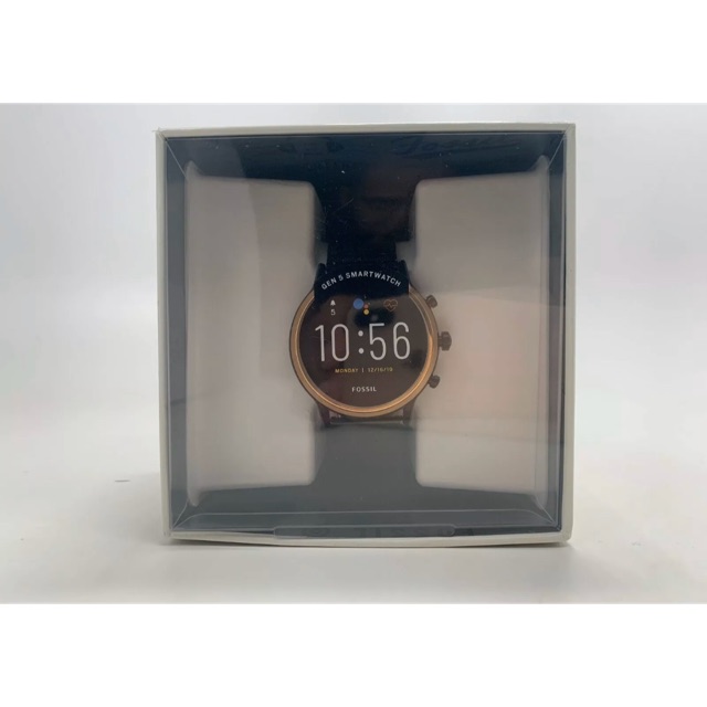 Ready In Sealed Fossil Gen 5 Smartwatch Juliana HR Smokey Stainless FTW6036