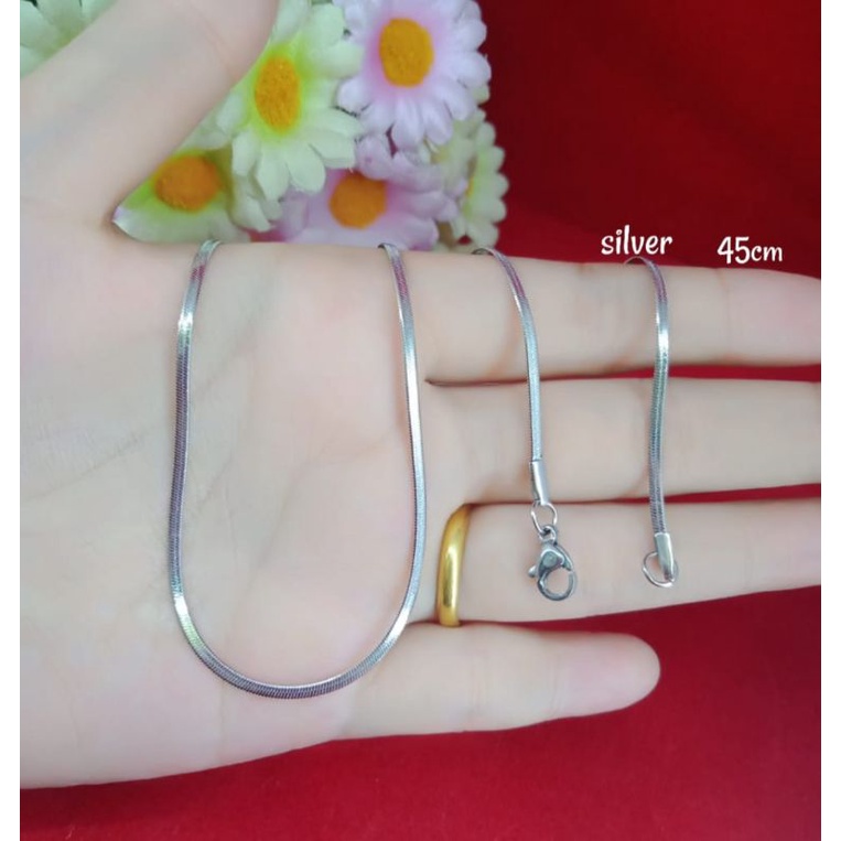 KALUNG TITANIUM COWOK/KALUNG TITANIUM SILVER/KALUNG TITANIUM/TITANIUM COWOK/KALUNG SILVER/TITANIUM S