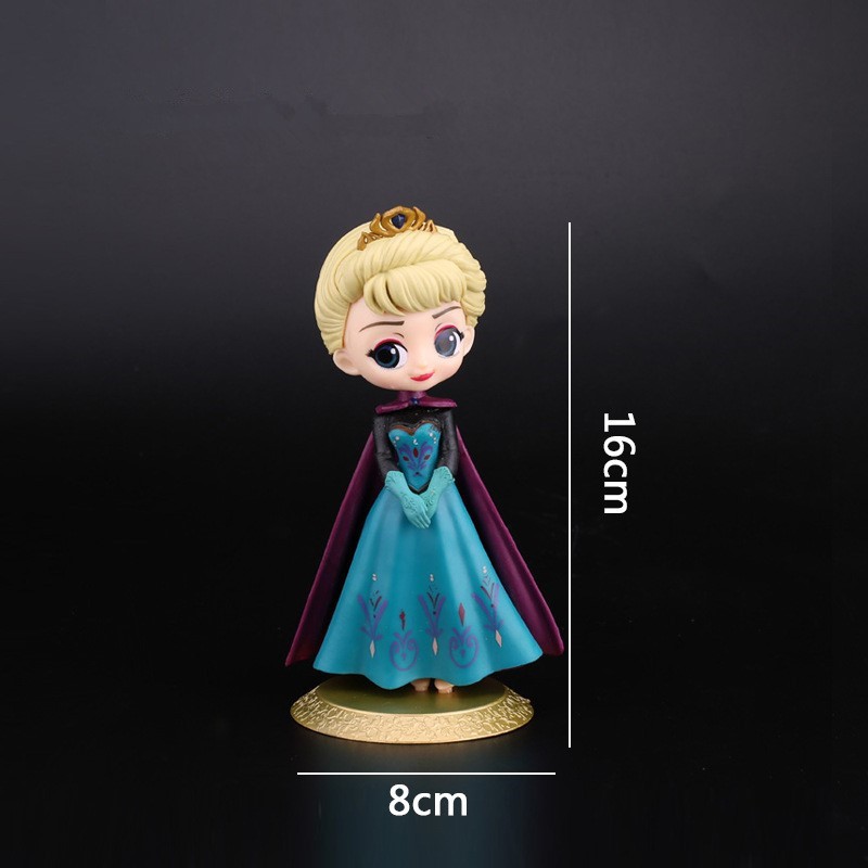 Mainan Action Figure Mini Model Disney Frozen 2 Anna Elsa Ukuran 16cm Untuk Hadiah Anak