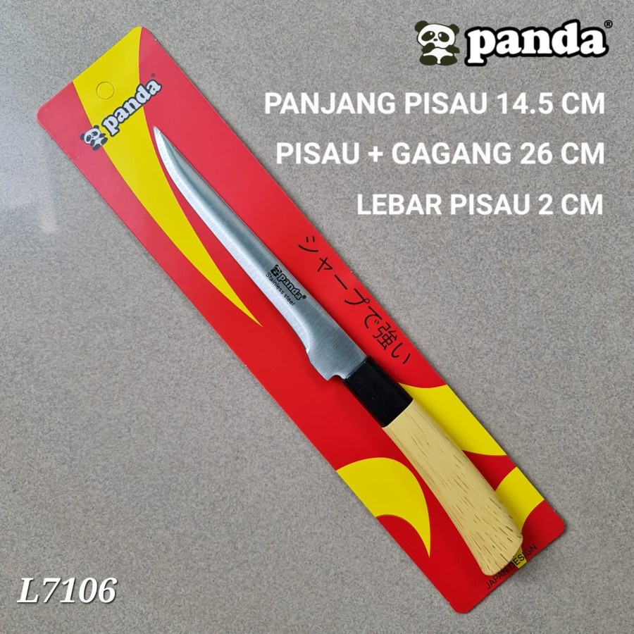 Pisau Dapur 6 INC Lancip PANDA L7106