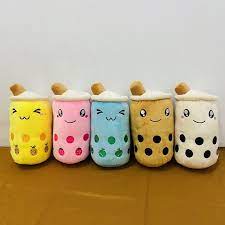 GERAIFATIN!!! Boneka Boba 2 Pilihan Non Led / Led / Bantal Gentong Lucu Milk Tea Plush Ukuran L Random