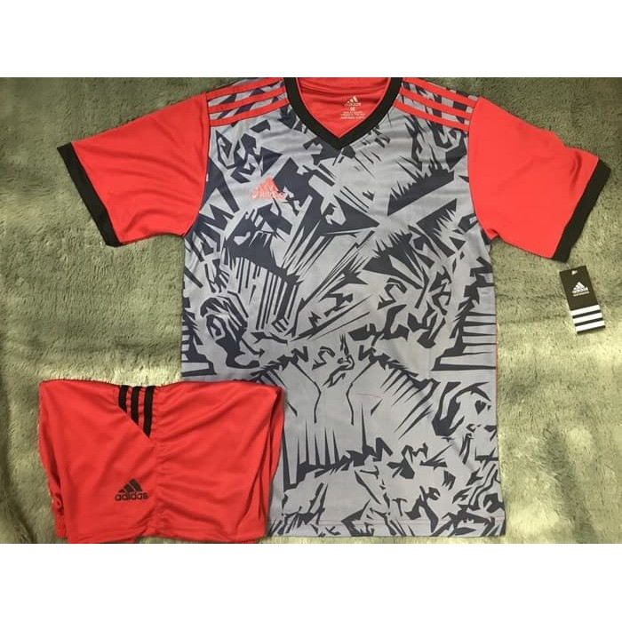 Diskon Setelan Stelan Futsal Jersey Baju Kaos Adidas Abstrak Grade Ori Lokal |