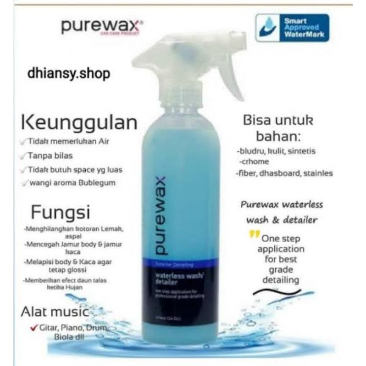 PUREWAX Wash and Wax 500ml Promo baru