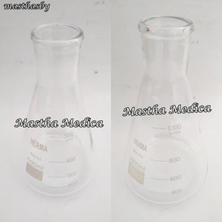 Tabung Erlenmeyer Labu Erlenmeyer Alat laboratorium Herma | Shopee