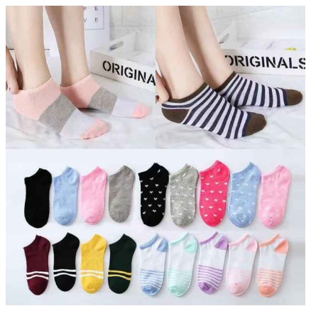 ✅COD CUCI GUDANG Kaos Kaki Ankle Kaos Kaki Cute Kaos Kaki Motif Kaos Kaki Semata Kaki