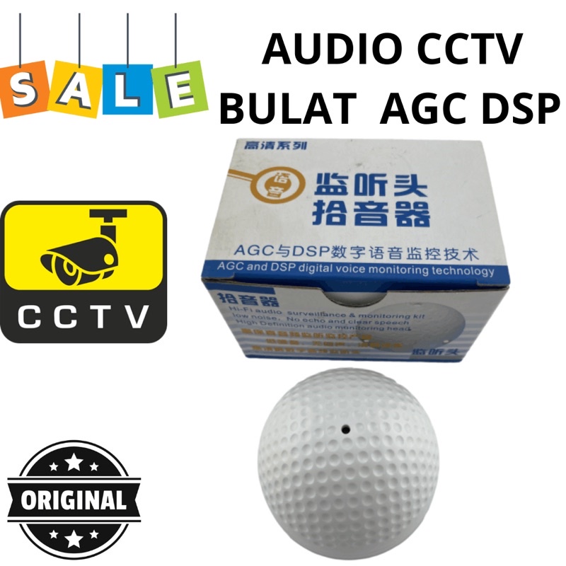 AUDIO MONITORING CCTV BULAT/ MIC KAMERA CCTV