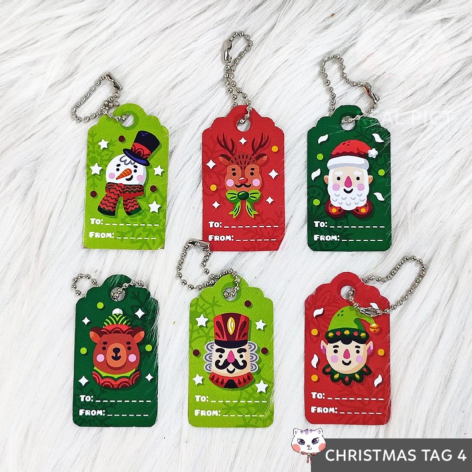 

HANG TAG NATAL CHRISTMAS free rantai parsel / LABEL GANTUNGAN 4