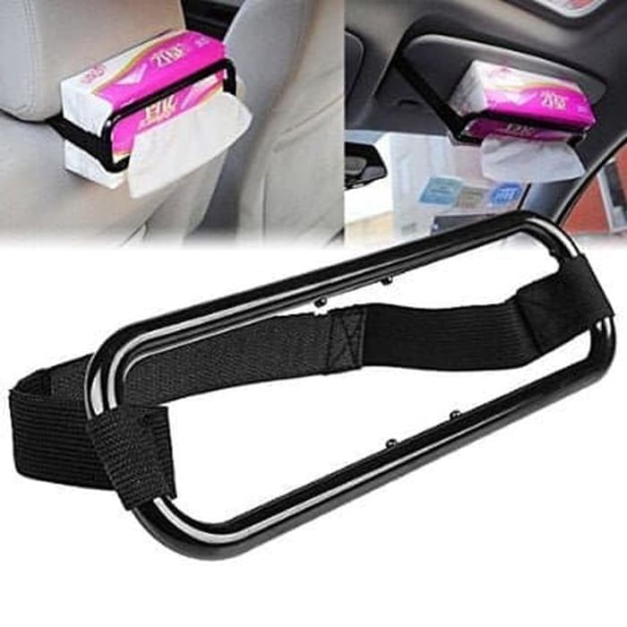 Penjepit Tisiu Mobil  Paper Box Car Holder Tempat Tisu Organizer