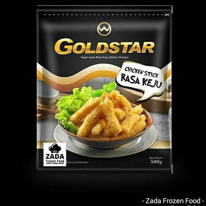 

Terlaris Goldstar Chicken Nugget Stick Rasa Keju 500 Gr Baik