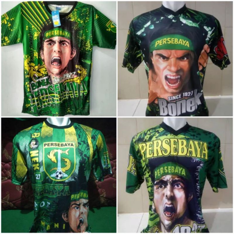 Kaos Jersey Persebaya Full print Bonek suporter Termurah