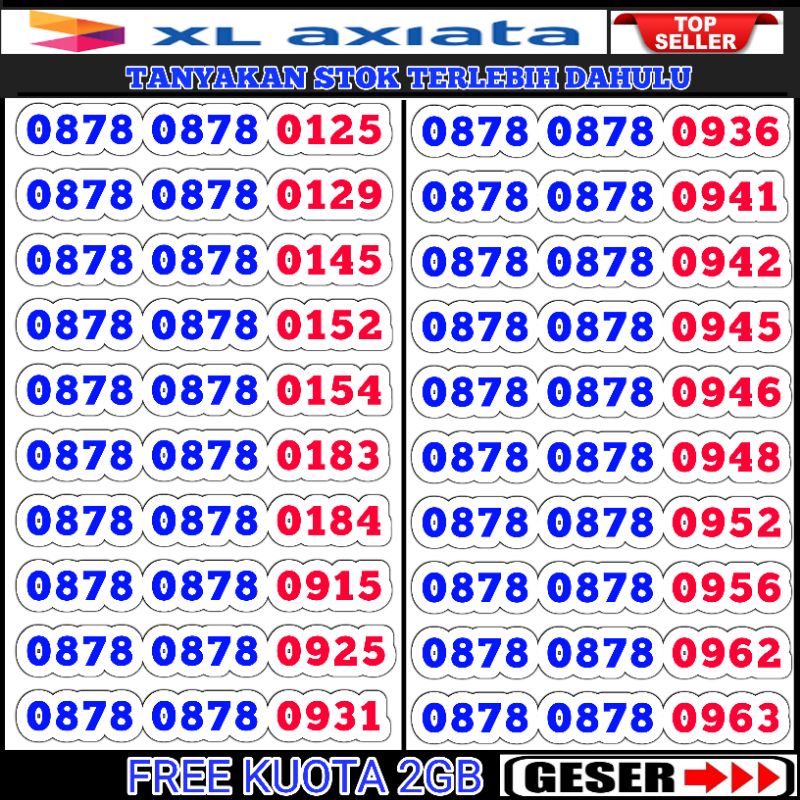 Nomor Cantik XL axiata ~ No Cantik XL