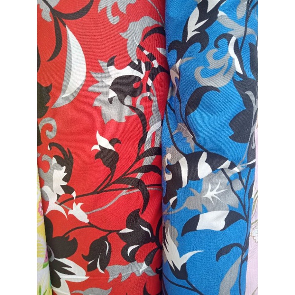 KAIN BAHAN SPREI PIYAMA GORDEN DORAEMON DISPERSE MIKROTEX KARAKTER KARTUN ANAK METERAN LEBAR 240 CM