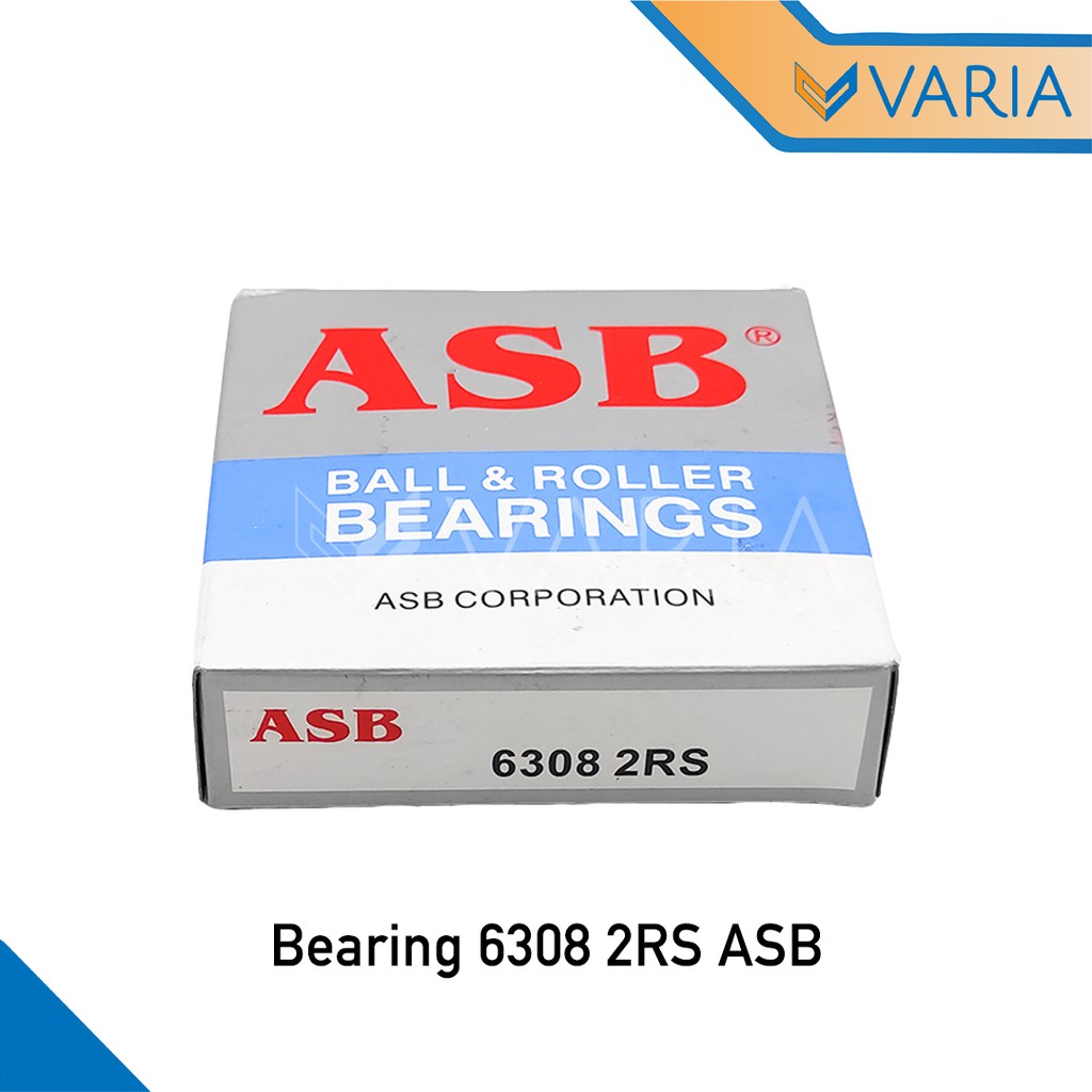 Bearing / Laher 6308 2RS Tutup Karet Double ASB