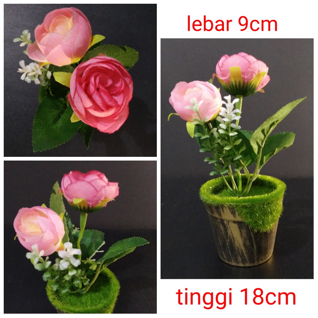 R710 Bunga Plastik Pajangan - Bunga Palsu Pajangan M662-3