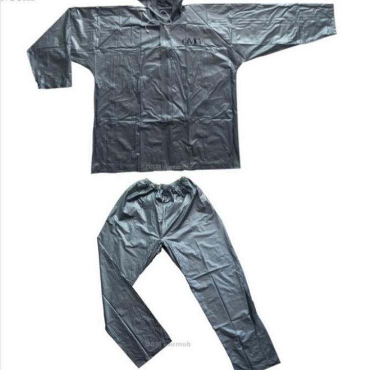 Jas Hujan Pria Jumbo Big Size XXXL Mantel Dewasa Set Setelan Besar Orang Gemuk Tebal Bagus Murah –SR